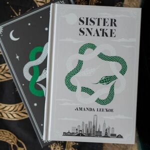 Litjoy special hardback of Sister Snake by Amanda Lee Koe sprayed edges sealed